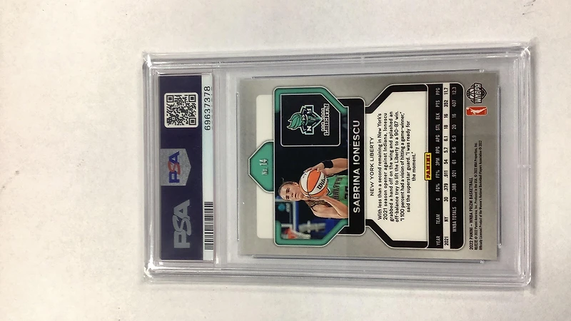 2022 Panini Prizm Wnba 14 Sabrina Ionescu PSA 10