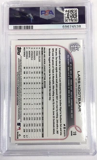 2022 Topps Chrome 19 Lars Nootbaar Prism Refractor PSA 10