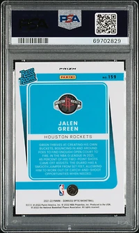 2021 Panini Donruss Optic 159 Jalen Green PSA