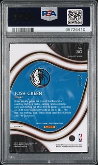 2020 Panini Select 283 Josh Green Neon Orange Pulsar PSA 10