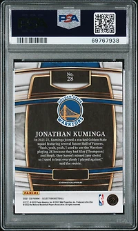 2021 Panini Select 28 Jonathan Kuminga PSA 10