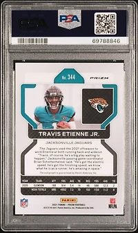 2021 Panini Prizm 344 Travis Etienne Jr. PSA 9