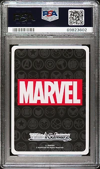 2021 Weiss Schwarz Japanese Marvel 070 Universal Balance, Thanos Rrr PSA 10