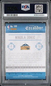 2015 Panini Excalibur 199 Nikola Jokic PSA 8
