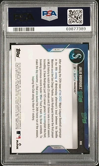 2022 Topps Now 899 Julio Rodriguez PSA 10