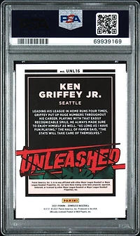 2021 Panini Donruss Unleashed Unl16 Ken Griffey Jr. Vector PSA 9