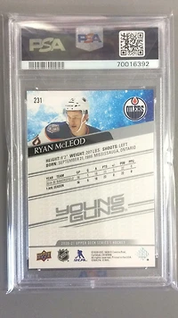 2020 Upper Deck 231 Ryan Mcleod PSA 10
