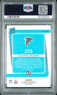 2021 Panini Donruss 260 Kyle Pitts PSA 10