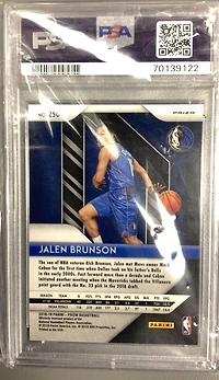 2018 Panini Prizm 250 Jalen Brunson Prizm PSA
