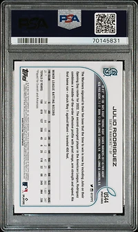 2022 Topps Update Us44 Julio Rodriguez Sp PSA