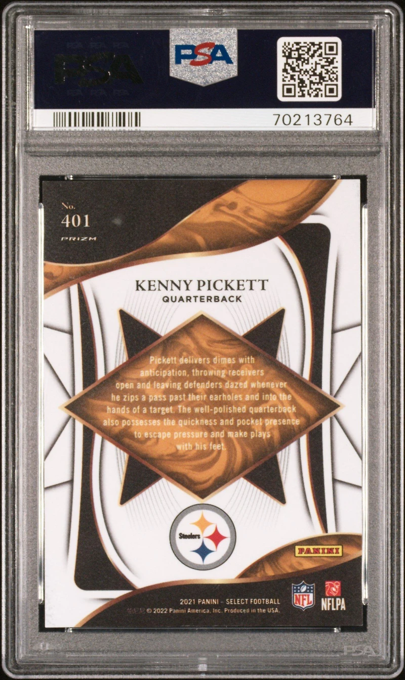 2021 Panini Select 401 Kenny Pickett PSA 10