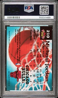 1992 Stadium Club 210 Michael Jordan PSA 9