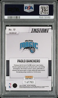 2022 Panini Instant Paolo Banchero PSA 10