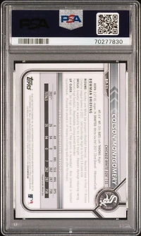 2022 Bowman Paper Prospects Bp71 Colson Montgomery PSA 10