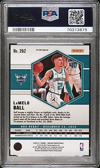 2020 Panini Mosaic Lamelo Ball Green Mosaic PSA 10
