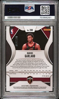 2019 Panini Prizm 288 Darius Garland Red Prizm PSA 10