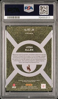 2021 Panini Prizm Draft Picks On Campus Ocja Josh Allen PSA 10