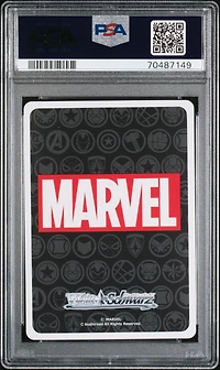 2021 Weiss Schwarz Japanese Marvel 034 Most Atrocious Final Boss, Thanos Gold Stamp PSA 10