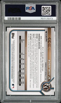 2022 Bowman Mega Box Chrome 146 Bobby Witt Jr. PSA 10