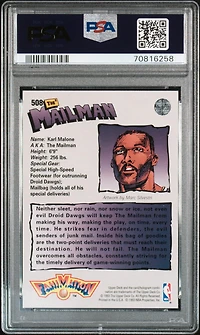 1992 Upper Deck 508 Karl Malone Fanimation PSA 10