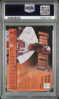 1997 Finest 39 Michael Jordan W/coating PSA 8