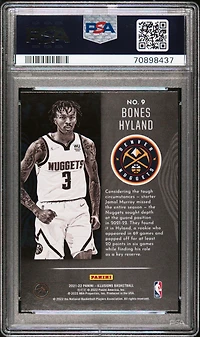 2021 Panini Illusions Tough 9 Bones Hyland PSA 9
