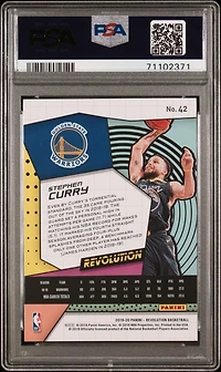 2019 Panini Revolution 42 Stephen Curry PSA 10