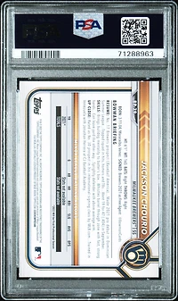 2022 Bowman Paper Prospects Bp79 Jackson Chourio PSA 10