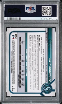 2022 Bowman Chrome 48 Julio Rodriguez PSA
