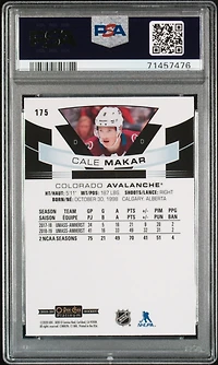 2019 O-pee-chee Platinum 175 Cale Makar PSA 9