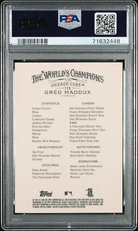 2006 Topps Allen & Ginter 115 Greg Maddux PSA 10