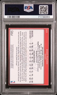 2009 Topps 319 James Harden PSA
