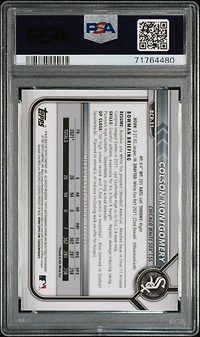 2022 Bowman Mega Box Chrome 71 Colson Montgomery PSA 10