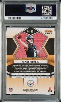 2022 Panini Mosaic 301 Kenny Pickett PSA