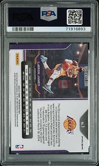 2020 Panini Prizm 1 Lebron James Green Prizm PSA