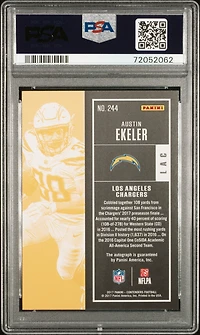 2017 Panini Contenders 244 Austin Ekeler Autograph PSA 9