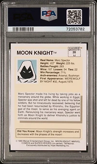 1990 Marvel Universe 26 Moon Knight PSA 10