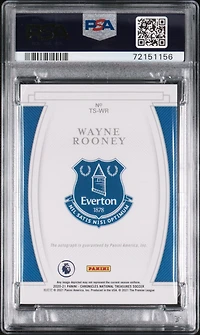 2020 Panini Chronicles Treasured Signatures Ts-wr Wayne Rooney PSA 10