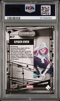 2015 Upper Deck Marvel Vibranium 37 Spider-gwen PSA