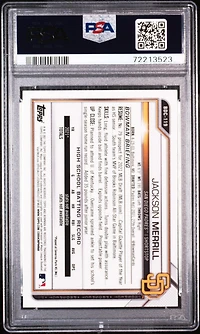 2021 Bowman Draft Bdc119 Jackson Merrill Chrome PSA 9