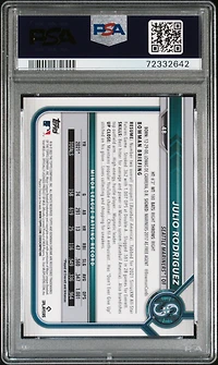 2022 Bowman Chrome Sapphire Edition 48 Julio Rodriguez PSA