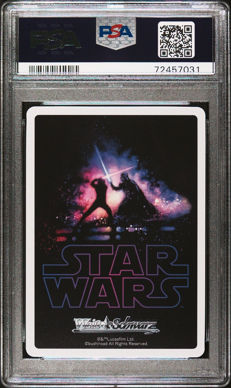 2022 Weiss Schwarz Japanese Star Wars Comeback Booster 056 "dark Side" Darth Vader PSA 9