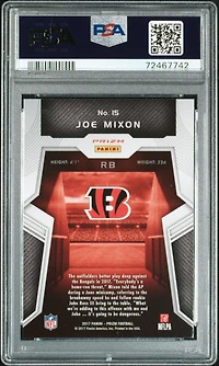 2017 Panini Prizm Rookie Introductions 15 Joe Mixon PSA 10