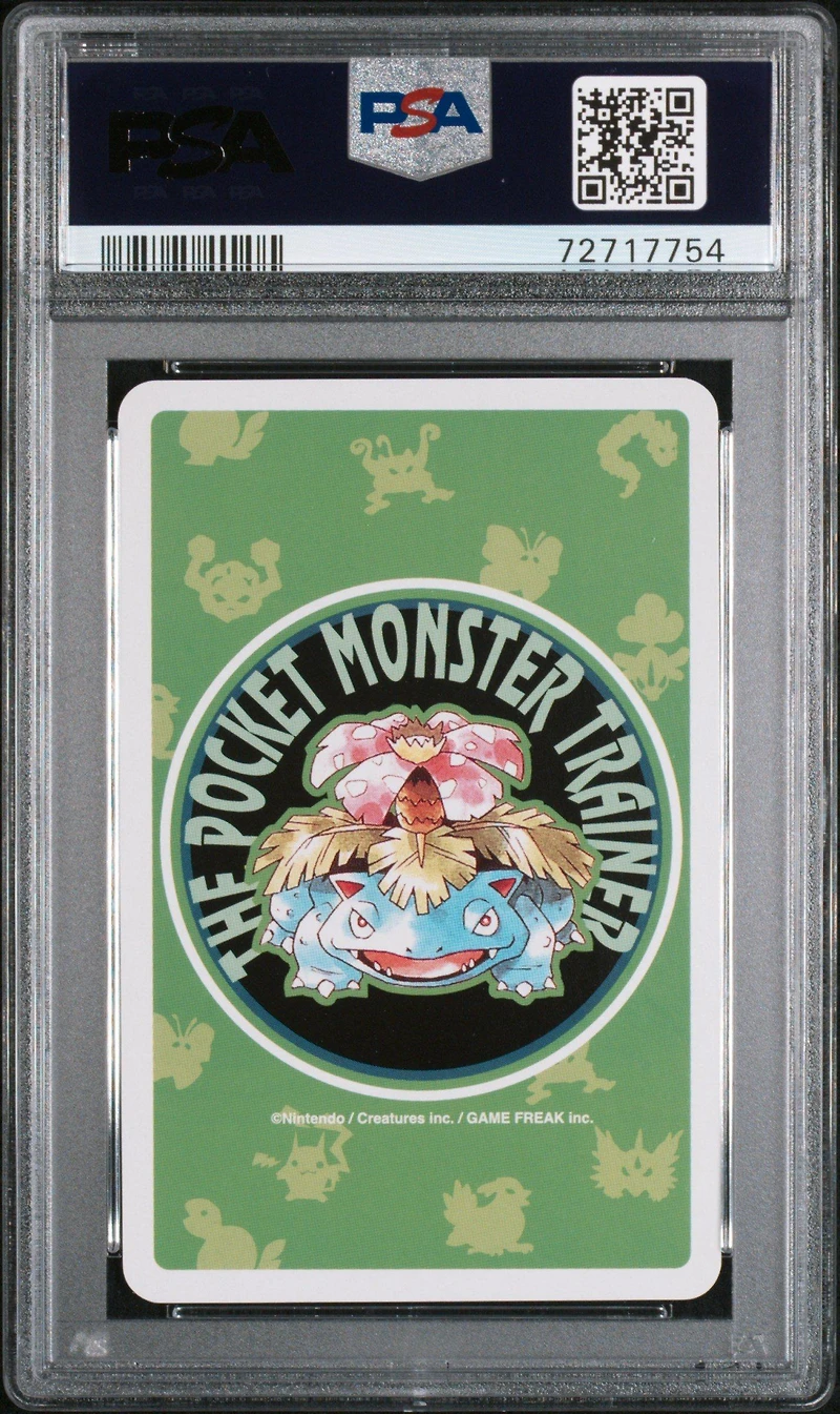 1996 Pokemon Green Version Playing Cards 037 Vulpix Queen Of Clubs PSA 10