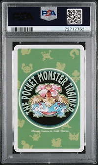 1996 Pokemon Green Version Playing Cards 065 Alakazam 8 Of Spades PSA 10