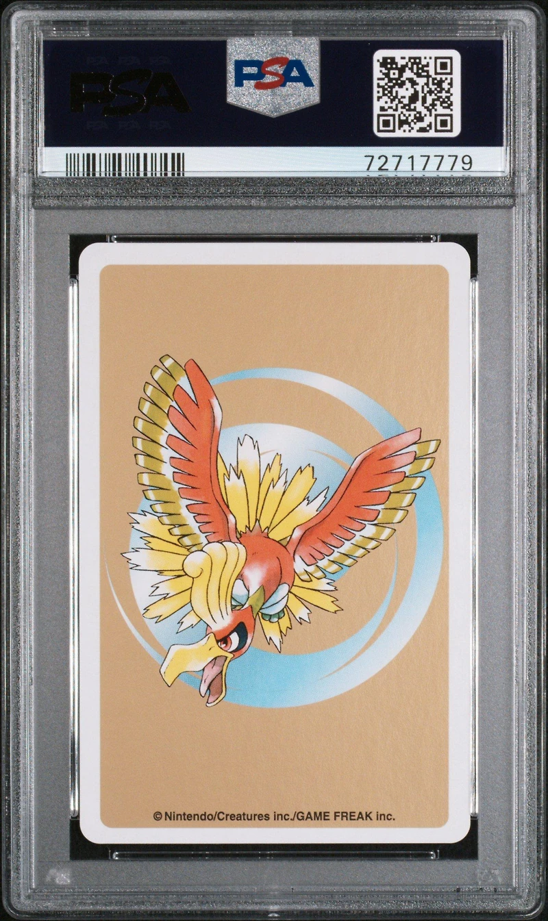 2000 Pokemon Gold Version Playing Cards 142 Aerodactyl 8 Of Spades PSA 10