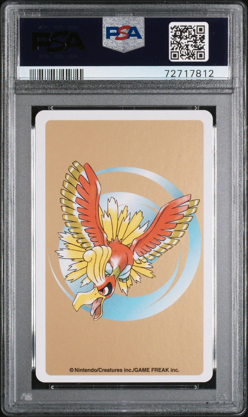 2000 Pokemon Gold Version Playing Cards 243c Raikou 10 Of Spades PSA 10