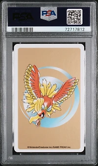 2000 Pokemon Gold Version Playing Cards 243c Raikou 10 Of Spades PSA 10