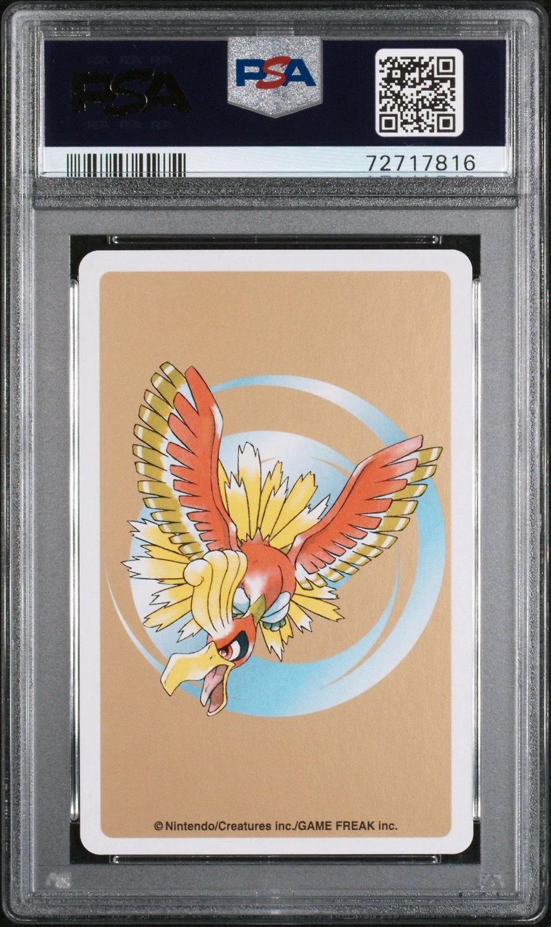 2000 Pokemon Gold Version Playing Cards 154c Meganium 7 Of Clubs PSA 10