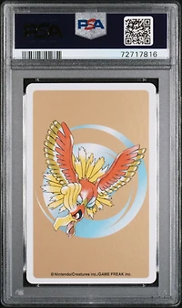 2000 Pokemon Gold Version Playing Cards 154c Meganium 7 Of Clubs PSA 10